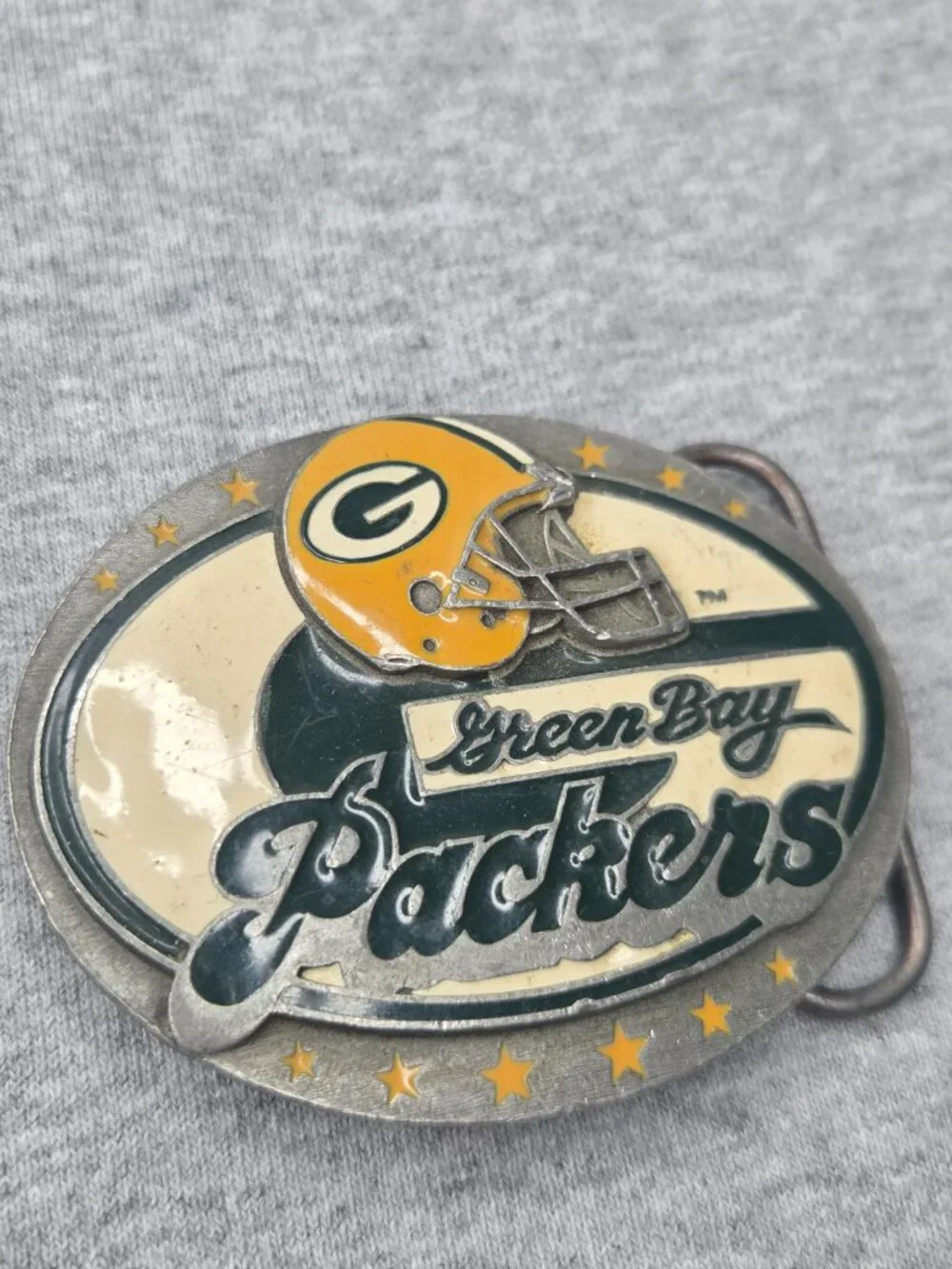 Rare 1997 Siskiyou Green Bay Packers Limited Edition Pewter Belt Buckle NFL USA